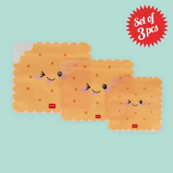 Set di 3 Buste per Alimenti - Snack Bags