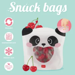 Set di 3 Buste per Alimenti - Snack Bags