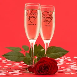 Set di 2 Calici - Cheers to Love