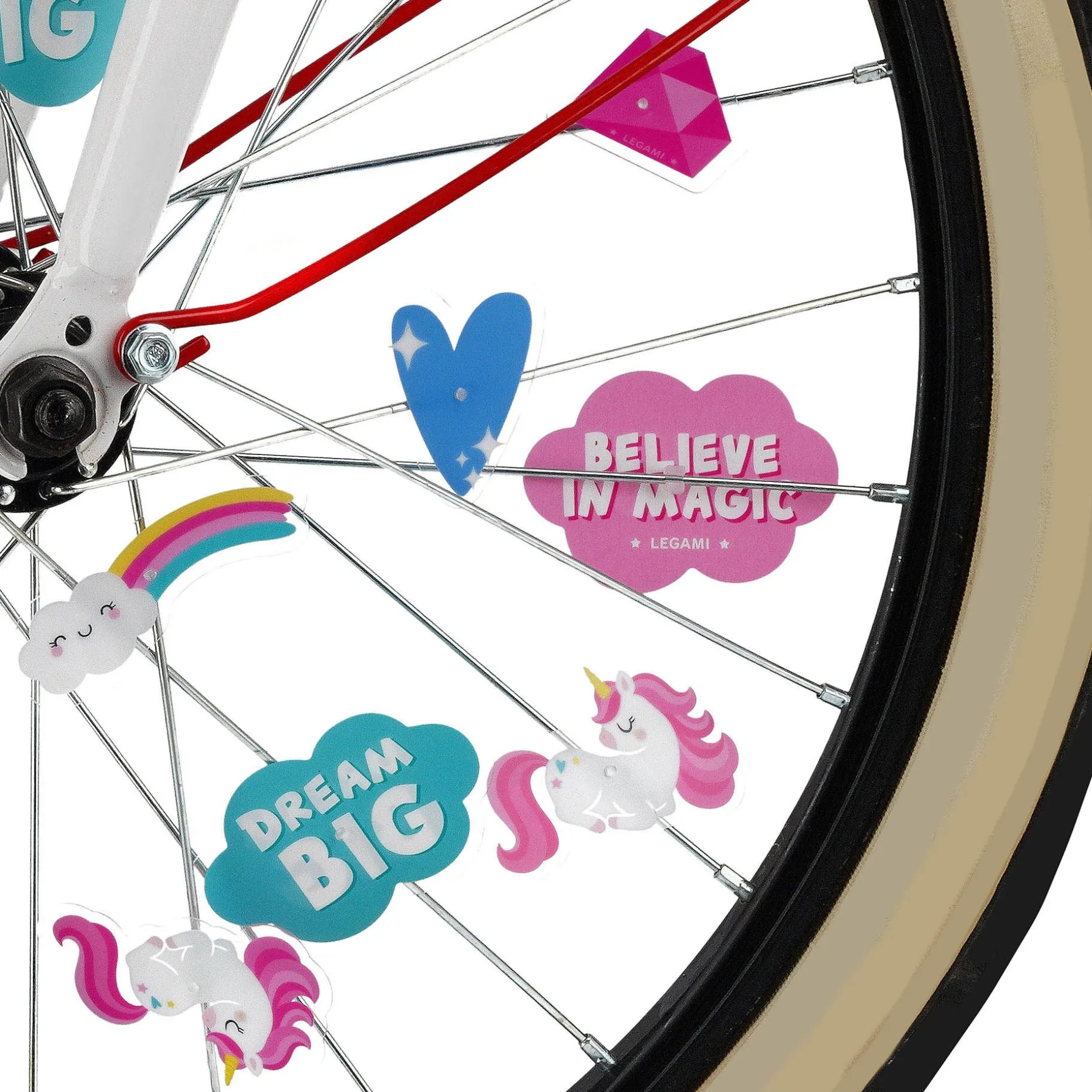 Set di 30 Decorazioni per i Raggi della Bicicletta