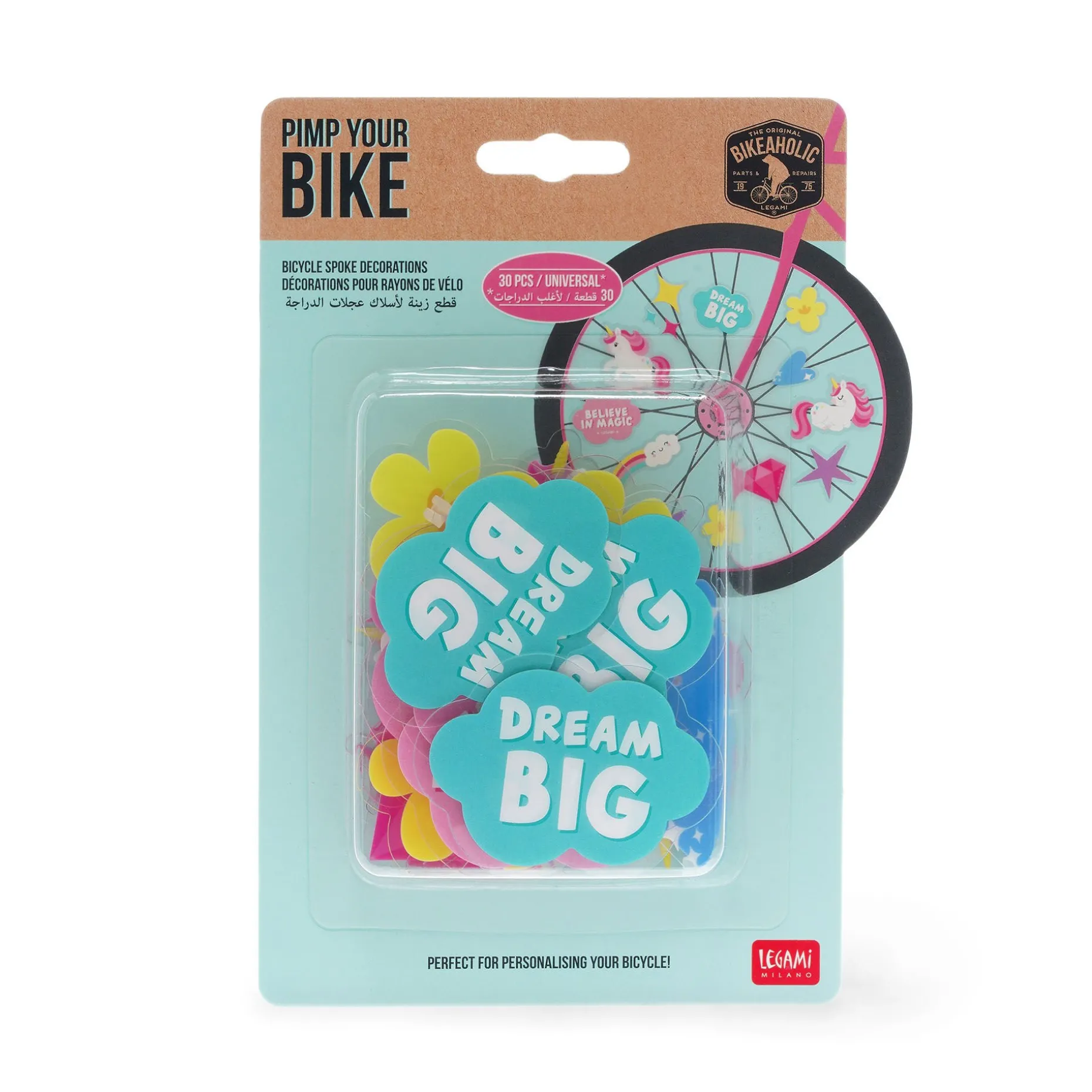 Set di 30 Decorazioni per i Raggi della Bicicletta