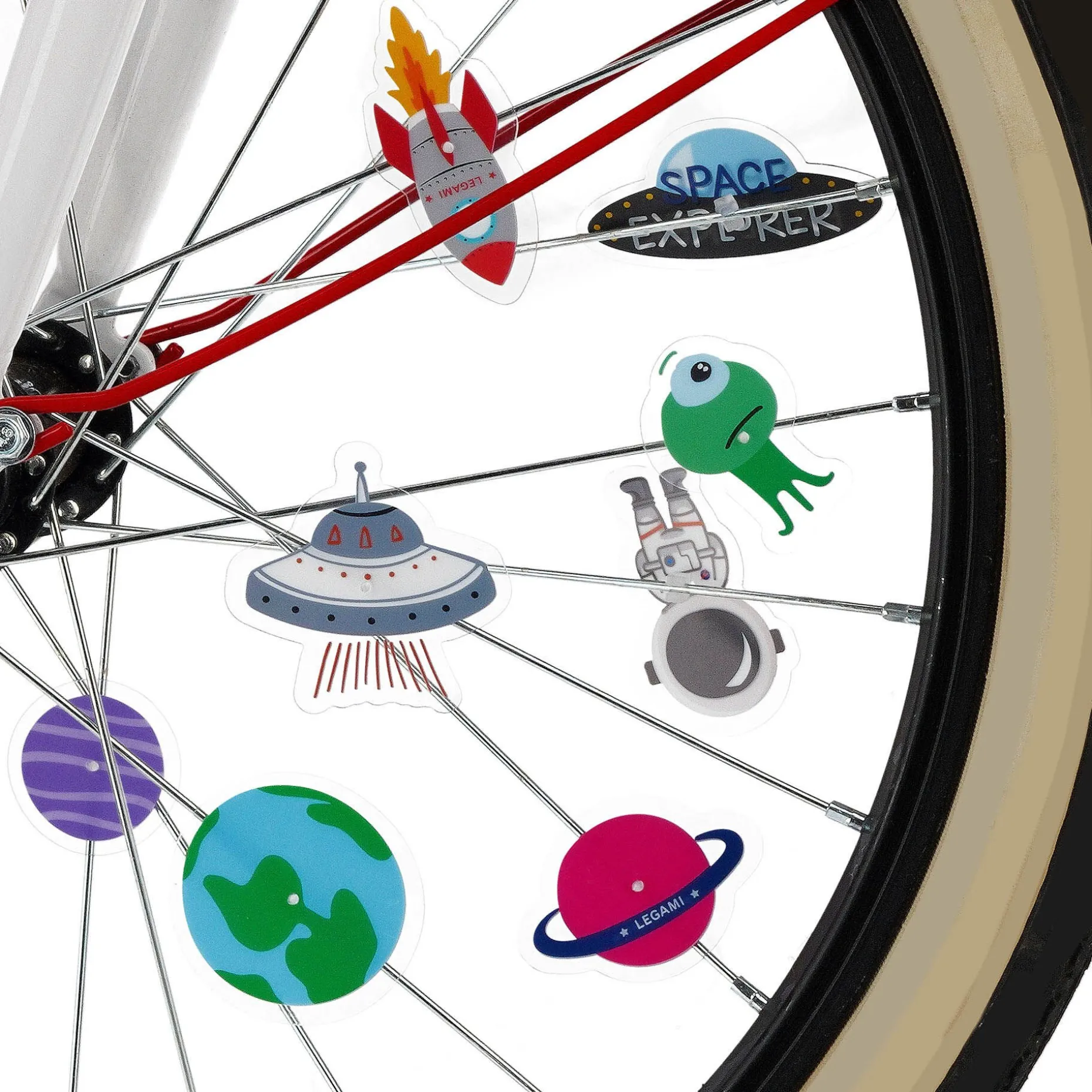 Set di 30 Decorazioni per i Raggi della Bicicletta