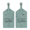 Set di 2 Etichette Bagaglio - Let's Get Lost Together