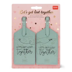 Set di 2 Etichette Bagaglio - Let's Get Lost Together