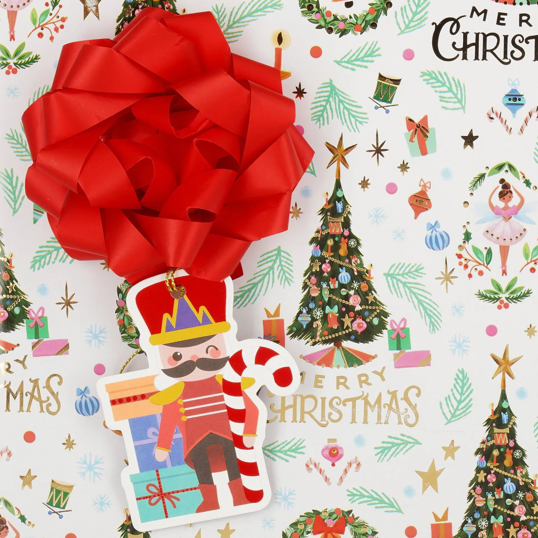 Set di 10 Etichette Regalo Natalizie
