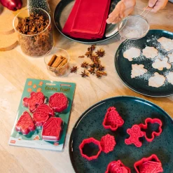 Set di 5 Formine per Biscotti con Timbro - Cookie Time!
