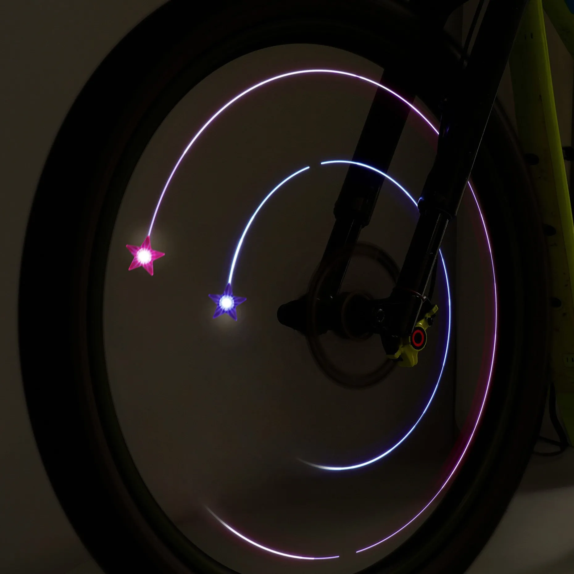 Set di 2 Luci Per i Raggi Della Bicicletta - Ride & Shine