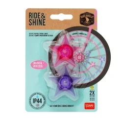 Set di 2 Luci Per i Raggi Della Bicicletta - Ride & Shine
