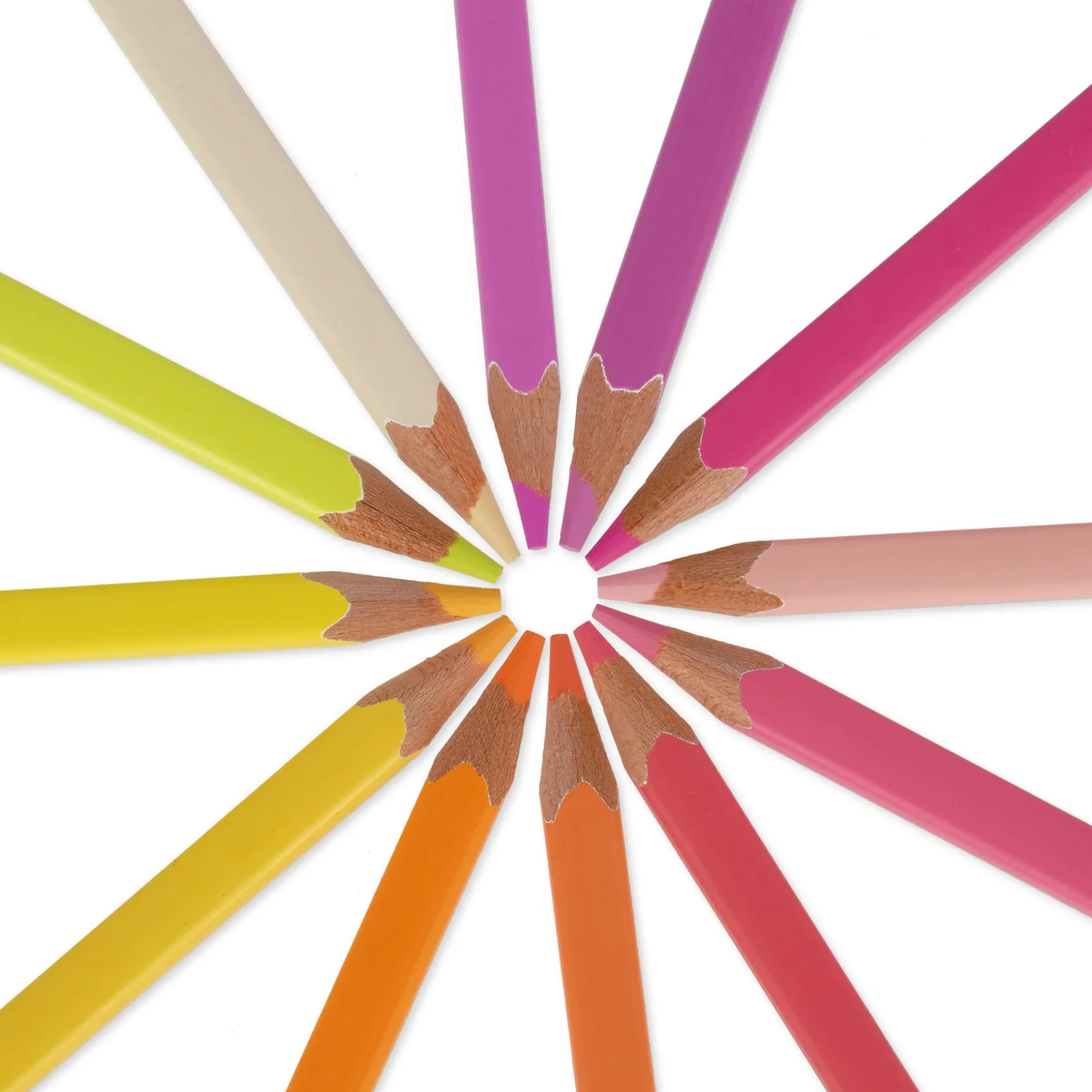 Set di 12 Matite Colorate - Live Colorfully