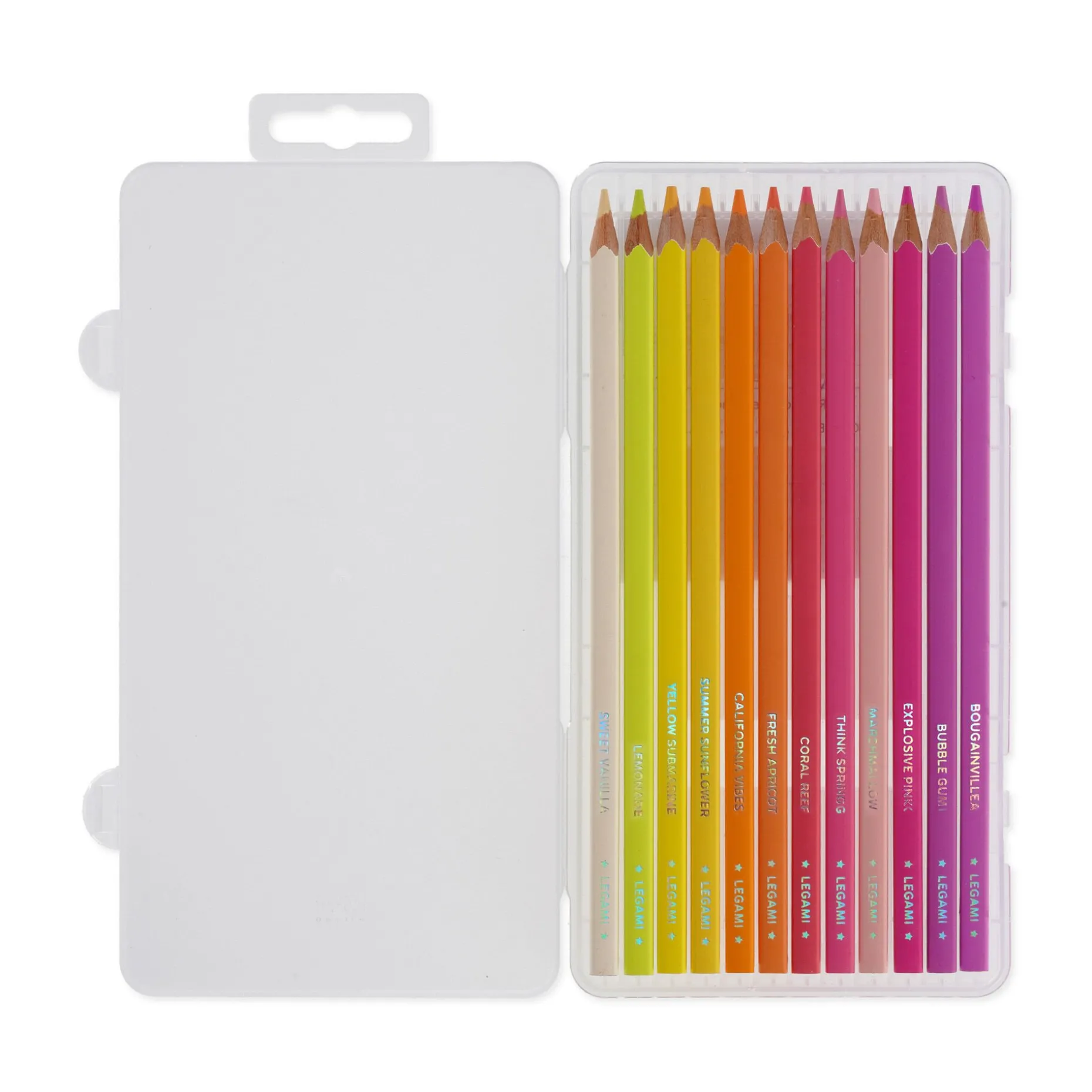 Set di 12 Matite Colorate - Live Colorfully