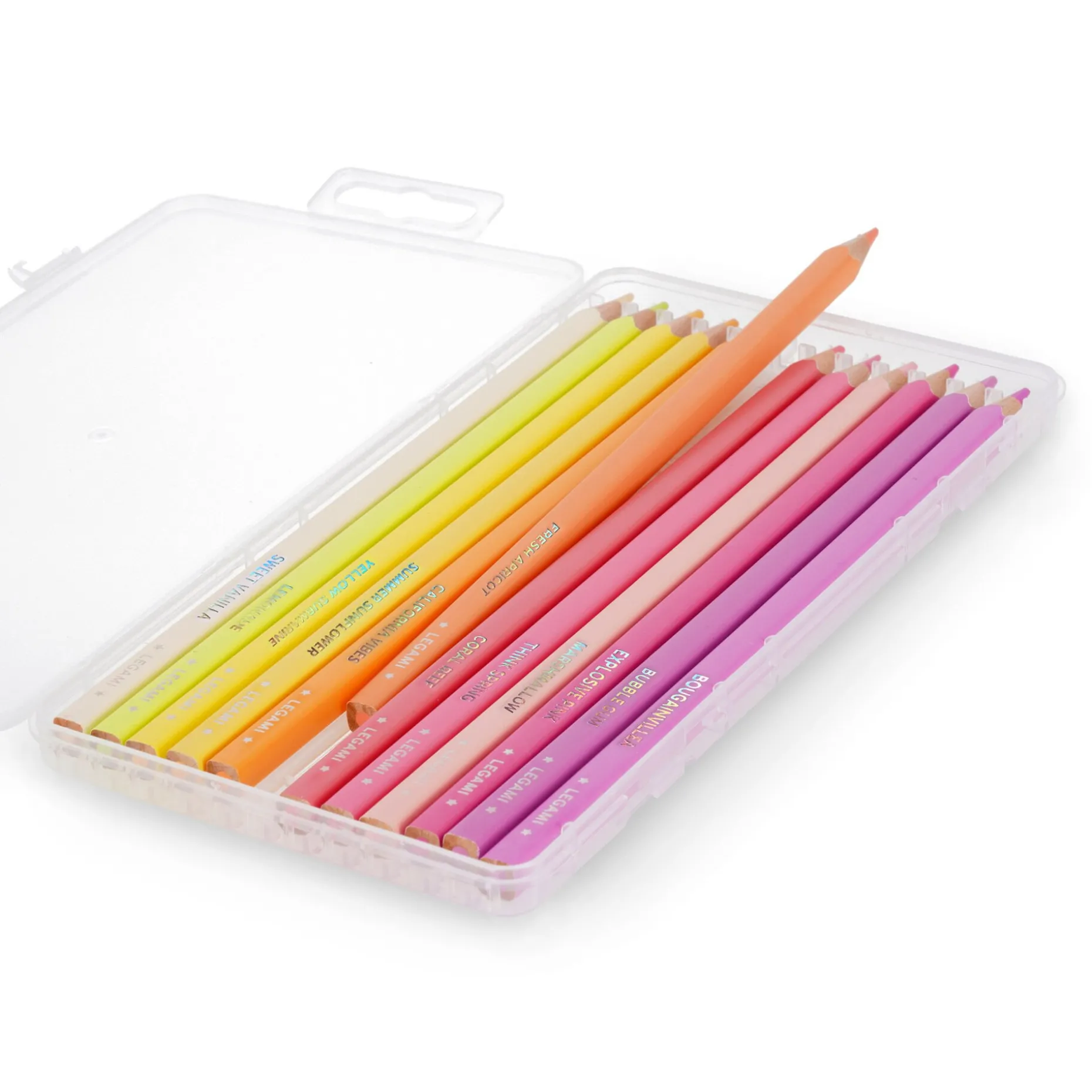 Set di 12 Matite Colorate - Live Colorfully