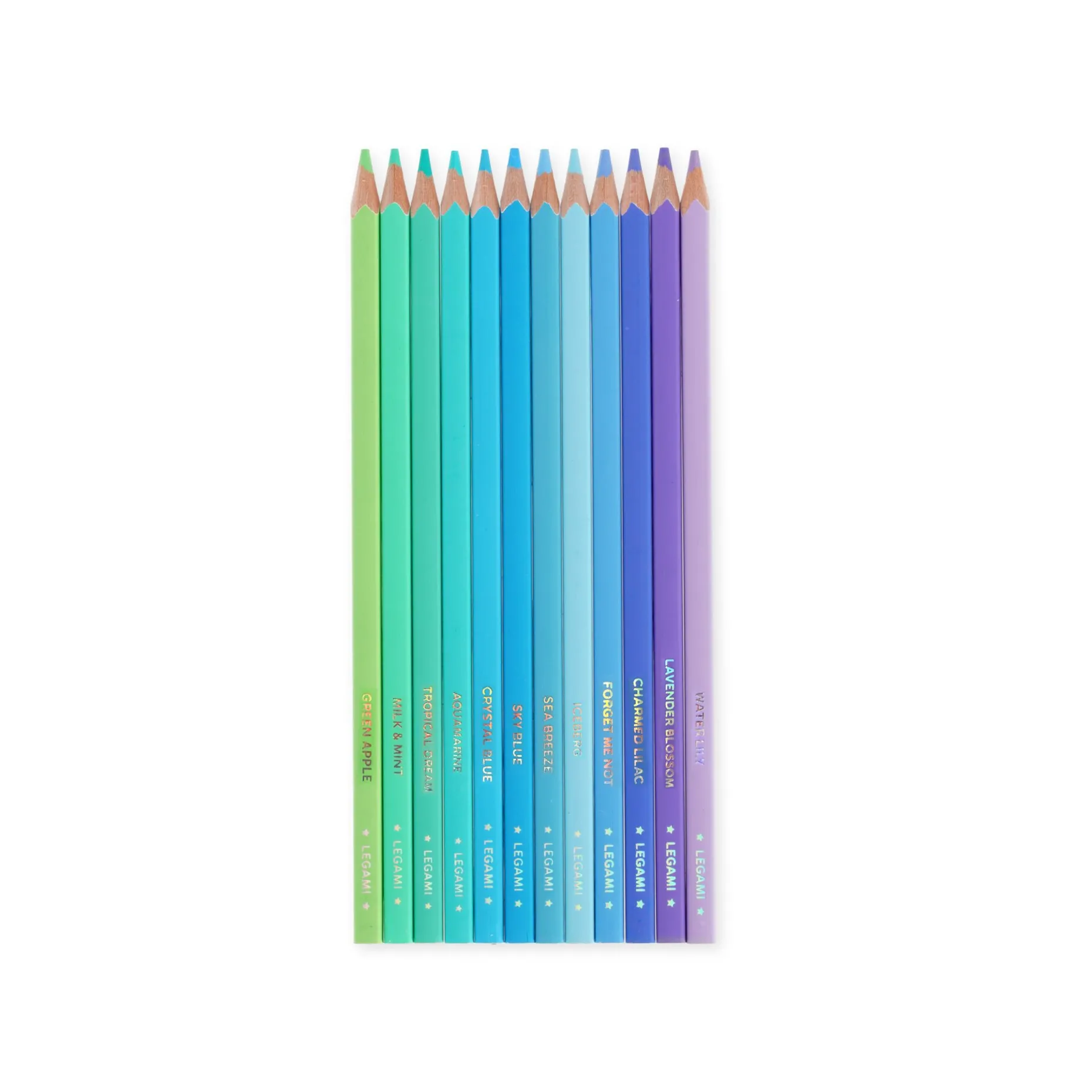 Set di 12 Matite Colorate - Live Colorfully