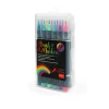 Set di 12 Pennarelli con Punta Pennello - Brush Markers