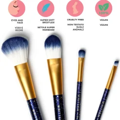 Set di 4 Pennelli per il Trucco - Oh My Glow!