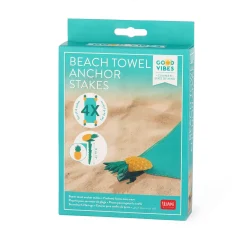 Set di 4 Picchetti Ferma Telo Mare - Beach Towel Anchor Stakes