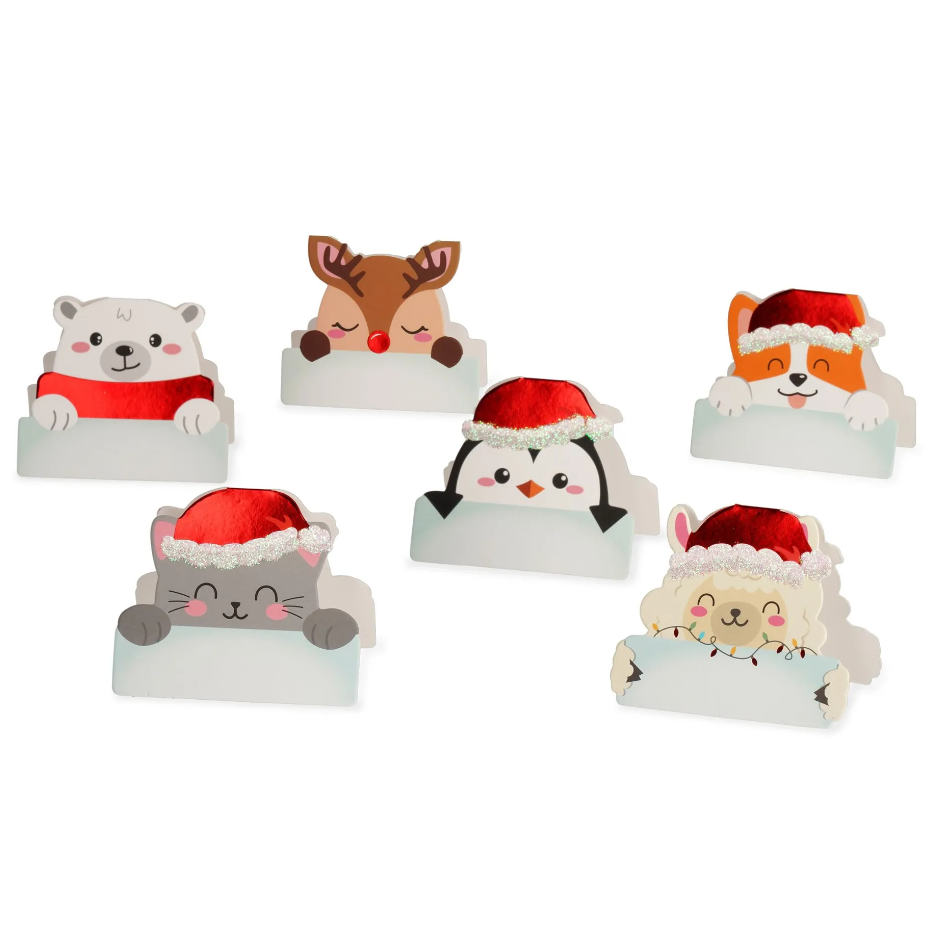 Set di 12 Segnaposto Natalizi