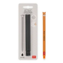 Set Penna Cancellabile Corgi con Refill Nero