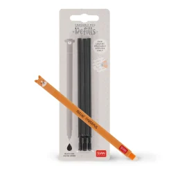 Set Penna Cancellabile Corgi con Refill Nero