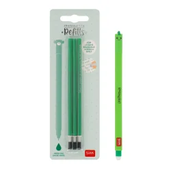 Set Penna Cancellabile Dino con Refill Verde