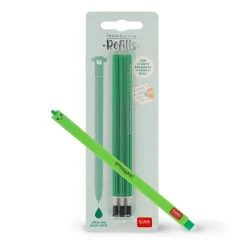 Set Penna Cancellabile Dino con Refill Verde