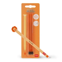 Set Penna Cancellabile Lion con Refill Arancione