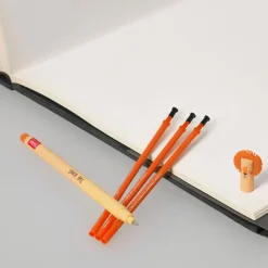 Set Penna Cancellabile Lion con Refill Arancione
