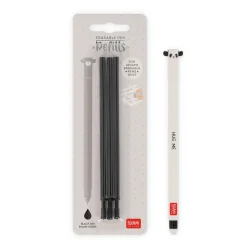 Set Penna Cancellabile Panda con Refill Nero