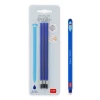Set Penna Cancellabile Shark con Refill Blu