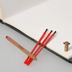 Set Penna Cancellabile Teddy Bear con Refill Rosso