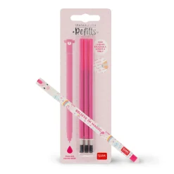 Set Penna Cancellabile Unicorn con Refill Rosa