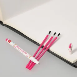 Set Penna Cancellabile Unicorn con Refill Rosa