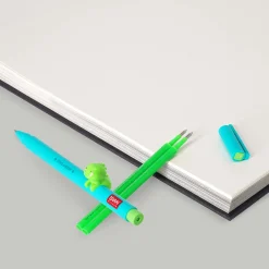 Set Penna Lovely Dino con Refill Verde Neon
