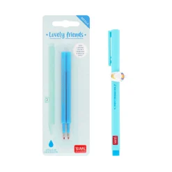 Set Penna Lovely Llama con Refill Azzurro
