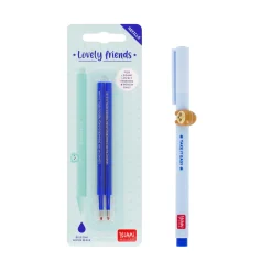 Set Penna Lovely Sloth con Refill Blu