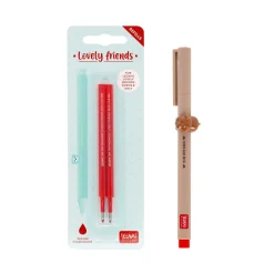 Set Penna Lovely Teddy Bear con Refill Rosso