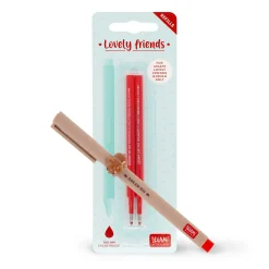 Set Penna Lovely Teddy Bear con Refill Rosso