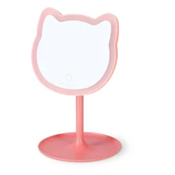 Specchio da Trucco con Luce - You Look Purrfect!