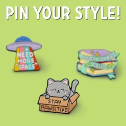 Spilla in Metallo Smaltato - Pin Your Style!