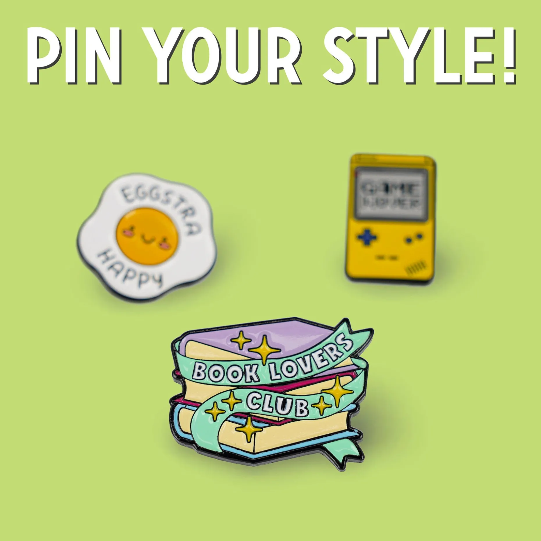 Spilla in Metallo Smaltato - Pin Your Style!