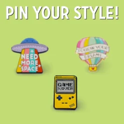 Spilla in Metallo Smaltato - Pin Your Style!