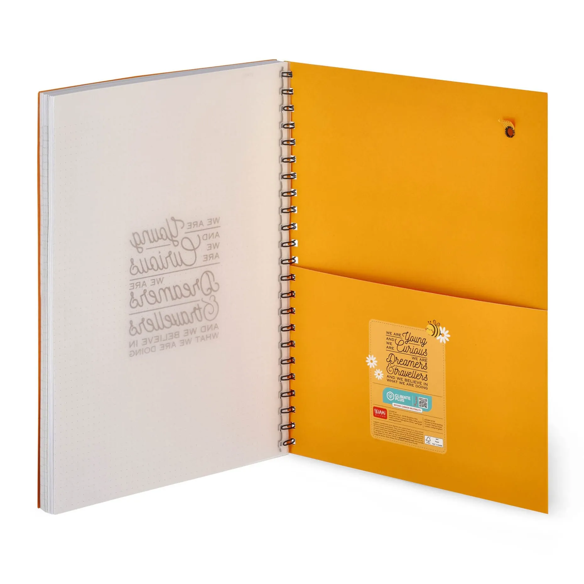 Trio - Quaderno con Spirale 3 in 1 - Foglio A4