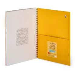 Trio - Quaderno con Spirale 3 in 1 - Foglio A4